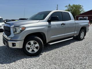 <div><span>A family business of 27 years! Excellent condition. Equipped with *BACKUP CAMERA*CRUISE CONTROL*AIR CONDITIONING*POWER WINDOWS* This 2018 Toyota TUNDRA will be sold safetied and certified, backed by the Thirty Day/Unlimited KM Daves Auto warranty. Additional trusted Powertrain warranties offered by Lubrico are available. Financing available as well! All vehicles with XM Capability come with 3 free months of Sirius XM. Daves Auto continues to serve its customers with quality, unbranded pre-owned vehicles, certifying every vehicle inside the list price disclosed.  Tinting available for $175/window.</span></div><br /><div><span id=docs-internal-guid-19044769-7fff-0718-3f83-c96a6a219814></span></div><br /><div><span>Established in 1996, Daves Auto has been serving Haldimand, West Lincoln and Ontario area with the same quality for over 27 years! With growth, Daves Auto now has a lot with approximately 60 vehicles and a five bay shop to safety all vehicles in-house. If you are looking at this vehicle and need any additional information, please feel free to call us or come visit us at 7109 Canborough Rd. West Lincoln, Ontario. Licensing $150 for new plates, $100 if re-using plates. (Please take plate portion of your ownership along if re-using plates) Find us on Instagram @ daves_auto_2020 and become more familiar with our family business!</span></div>