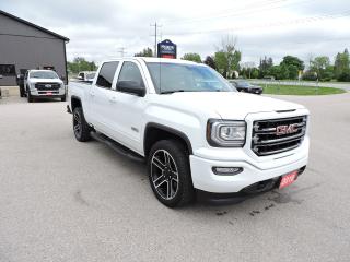 <p>An awesome condition 2018 Sierra 1500 SLT/ All Terrain that was well oiled and rust free. See the pictures showing the previously applied rustproofing. Powered by a 5.3L V8 and 4-wheel drive with Auto4 mode. Leather seats with room for 5 people, power adjust and heat option on both the front buckets. Sunroof, dual climate controls, power adjust pedals, back-up camera and rear park assist. Bluetooth a CD player and steering wheel mounted audio controls. New 22-inch tires were just installed and new brakes also. Spray in box liner was added to the 5-foot 9-inch length box. A beautiful Sierra 1500 SLT. </p><p>** WE UPDATE OUR WEBSITE REGULARLY IF YOU SEE THIS AD THE VEHICLE IS AVAILABLE! ** Pentastic Motors specializes in 4X4 Gasoline and Diesel trucks from all makes including Dodge, Ford, and General Motors. Extended warranties available!  Financing available from 7.99% APR OAC. Delivery available to Southern Ontario Purchasers! We are 1.5 hrs from Pearson International Airport and offer free pick up from the airport to Purchasers. Leasing options available for Commercial/Agricultural/Personal! **NO ADMIN FEES! All vehicles are CERTIFIED and serviced unless otherwise stated! CARFAX AVAILABLE ON ALL VEHICLES! ** Call, email, or come in for a test drive today! 1-844-4X4-TRUX www.pentasticmotors.com</p>