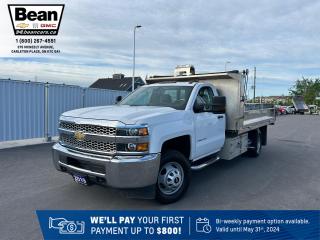 Used 2019 Chevrolet Silverado 3500 HD Chassis WT 6.0L V8 WITH REMOTE ENTRY, CRUISE CONTROL, VINYL FLOORING, DUMP BOX for sale in Carleton Place, ON