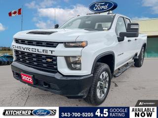 Used 2022 Chevrolet Silverado 2500 HD Custom REMOTE START | CONVENIENCE PACKAGE | TRAILER BRAKE CONTROLLER for sale in Kitchener, ON
