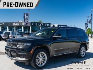 Used 2021 Jeep Grand Cherokee L Summit PLATINUM WARRANTY INCLUDED | FRONT HEATED & VENTILATED SEATS | HEATED STEERING WHEEL for sale in Barrie, ON