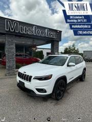 This JEEP CHEROKEE ALTITUDE, with a V6 Cylinder Engine engine, features a TRANSMISSION: 9-SPEED AUTOMATIC transmission, and generates 8.6 highway/12.2 city L/100km. Find this vehicle with only 93698 kilometers!  JEEP CHEROKEE ALTITUDE Options: This JEEP CHEROKEE ALTITUDE offers a multitude of options. Technology options include: 2 LCD Monitors In The Front, MP3 Player, Radio w/Seek-Scan, Clock, Speed Compensated Volume Control, Aux Audio Input Jack, Steering Wheel Controls, Voice Activation, Radio Data System and Uconnect External Memory Control, Siriusxm Traffic Real-Time Traffic Display.  Safety options include Rain Detecting Variable Intermittent Wipers w/Heated Wiper Park, Airbag Occupancy Sensor, Curtain 1st And 2nd Row Airbags, Dual Stage Driver And Passenger Front Airbags, Rear Child Safety Locks.  Visit Us: Find this JEEP CHEROKEE ALTITUDE at Muskoka Chrysler today. We are conveniently located at 380 Ecclestone Dr Bracebridge ON P1L1R1. Muskoka Chrysler has been serving our local community for over 40 years. We take pride in giving back to the community while providing the best customer service. We appreciate each and opportunity we have to serve you, not as a customer but as a friend