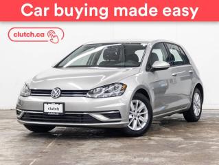 Used 2018 Volkswagen Golf Trendline w/ Apple CarPlay & Android Auto, Rearview Cam, Bluetooth for sale in Bedford, NS