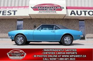 Used 1968 Chevrolet Camaro Z28 , NUMBERS MATCHING, CONCOURS RESTORATION for sale in Headingley, MB