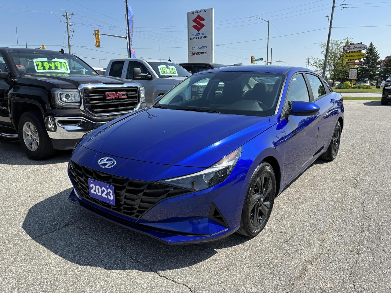 Used 2023 Hyundai Elantra Preferred ~Nav ~CarPlay ~Power Moonroof ~Alloys for sale in Barrie, ON