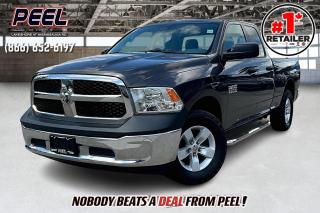 2017 Ram 1500 SXT Quad Cab 4X4 | 3.6L V6 | Granite Crystal Metallic | 6 Passenger | SXT Appearance Group | Bluetooth | Class IV Hitch receiver | 3.55 Rear Axle Ratio | Side Steps | 

One Owner

Introducing the 2017 Ram 1500 SXT Quad Cab 4X4, a no-nonsense, reliable workhorse designed for those who need a truck that simply gets the job done. Powered by a robust 3.6L V6 engine, this Granite Crystal Metallic pickup offers seating for six and comes with the essentials for everyday use. The SXT Appearance Group provides a clean, straightforward look, while Bluetooth connectivity adds basic convenience. Built for hard work, it features a Class IV hitch receiver and a 3.55 rear axle ratio, making it ideal for towing and hauling. Side steps ensure easy access to the cabin. With a one-owner history and a straightforward, utilitarian design, this Ram 1500 SXT Quad Cab 4X4 is perfect for buyers who want a dependable truck without any unnecessary bells and whistles.
______________________________________________________

Engage & Explore with Peel Chrysler: Whether youre inquiring about our latest offers or seeking guidance, 1-866-652-6197 connects you directly. Dive deeper online or connect with our team to navigate your automotive journey seamlessly.

WE TAKE ALL TRADES & CREDIT. WE SHIP ANYWHERE IN CANADA! OUR TEAM IS READY TO SERVE YOU 7 DAYS! COME SEE WHY NOBODY BEATS A DEAL FROM PEEL! Your Source for ALL make and models used cars and trucks
______________________________________________________

*FREE CarFax (click the link above to check it out at no cost to you!)*

*FULLY CERTIFIED! (Have you seen some of these other dealers stating in their advertisements that certification is an additional fee? NOT HERE! Our certification is already included in our low sale prices to save you more!)

______________________________________________________

Peel Chrysler  A Trusted Destination: Based in Port Credit, Ontario, we proudly serve customers from all corners of Ontario and Canada including Toronto, Oakville, North York, Richmond Hill, Ajax, Hamilton, Niagara Falls, Brampton, Thornhill, Scarborough, Vaughan, London, Windsor, Cambridge, Kitchener, Waterloo, Brantford, Sarnia, Pickering, Huntsville, Milton, Woodbridge, Maple, Aurora, Newmarket, Orangeville, Georgetown, Stouffville, Markham, North Bay, Sudbury, Barrie, Sault Ste. Marie, Parry Sound, Bracebridge, Gravenhurst, Oshawa, Ajax, Kingston, Innisfil and surrounding areas. On our website www.peelchrysler.com, you will find a vast selection of new vehicles including the new and used Ram 1500, 2500 and 3500. Chrysler Grand Caravan, Chrysler Pacifica, Jeep Cherokee, Wrangler and more. All vehicles are priced to sell. We deliver throughout Canada. website or call us 1-866-652-6197. 

Your Journey, Our Commitment: Beyond the transaction, Peel Chrysler prioritizes your satisfaction. While many of our pre-owned vehicles come equipped with two keys, variations might occur based on trade-ins. Regardless, our commitment to quality and service remains steadfast. Experience unmatched convenience with our nationwide delivery options. All advertised prices are for cash sale only. Optional Finance and Lease terms are available. A Loan Processing Fee of $499 may apply to facilitate selected Finance or Lease options. If opting to trade an encumbered vehicle towards a purchase and require Peel Chrysler to facilitate a lien payout on your behalf, a Lien Payout Fee of $299 may apply. Contact us for details. Peel Chrysler Pre-Owned Vehicles come standard with only one key.