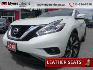 Used 2018 Nissan Murano AWD Platinum  - Sunroof -  Navigation for sale in Orleans, ON