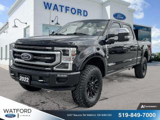 Used 2022 Ford F-250 Super Duty SRW Platinum cabine 6 places 4RM caisse de 6,75 pi for sale in Watford, ON