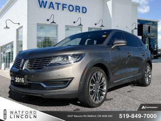Used 2016 Lincoln MKX Reserve for sale in Watford, ON