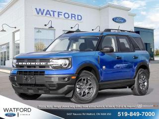 <p>BIG BEND 4X4

ENGINE: 1.5L ECOBOOST
TRANSMISSION: 8-SPEED AUTOMATIC
EQUIPMENT GROUP 200A
ATLAS BLUE METALLIC
STANDARD PAINT
MEDIUM DARK SLATE UNIQUE CLOTH HEATED FRONT
CONVENIENCE PACKAGE
FORD CO-PILOT360 ASSIST+
FRONT & REAR FLOOR LINERS W/O CARPET MATS</p>
<a href=http://www.watfordford.com/new/inventory/Ford-Bronco_Sport-2024-id10793636.html>http://www.watfordford.com/new/inventory/Ford-Bronco_Sport-2024-id10793636.html</a>