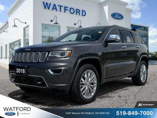 Used 2018 Jeep Grand Cherokee OVERLAND 4X4 for sale in Watford, ON