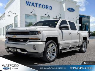 Used 2018 Chevrolet Silverado 1500 LT cabine multiplace 143,5 po 4RM avec 2LT for sale in Watford, ON