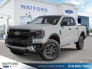 <p>XLT 4WD SUPERCREW 5 BOX

ENGINE: 2.3L ECOBOOST
TRANSMISSION: ELECTRONIC 10-SPEED AUTOMATIC
EQUIPMENT GROUP 301A MID
3.73 AXLE RATIO
WHEELS: 17 GREY-PAINTED ALUMINUM
TIRES: 255/70R17 ALL-TERRAIN BSW
CARBONIZED GREY METALLIC
STANDARD PAINT
EBONY PREMIUM CLOTH FRONT HEATED BUCKET SEAT
TRAILER TOW PACKAGE
TOUGH BED SPRAY-IN BEDLINER
5 RECTANGULAR BLACK RUNNING BOARDS
TRAY STYLE FLOOR LINER</p>
<a href=http://www.watfordford.com/new/inventory/Ford-Ranger-2024-id10766218.html>http://www.watfordford.com/new/inventory/Ford-Ranger-2024-id10766218.html</a>