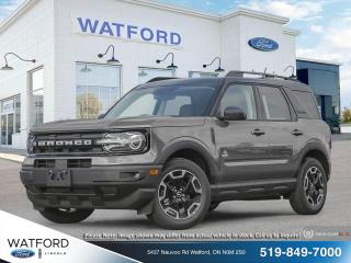 <p>OUTER BANKS 4X4

ENGINE: 1.5L ECOBOOST
TRANSMISSION: 8-SPEED AUTOMATIC
EQUIPMENT GROUP 300A
CARBONIZED GRAY METALLIC
STANDARD PAINT
EBONY/BROWN PREMIUM-TRIMMED HEATED SPORT CON
FRONT & REAR SPLASH GUARDS
FRONT & REAR FLOOR LINERS W/O CARPET MATS</p>
<a href=http://www.watfordford.com/new/inventory/Ford-Bronco_Sport-2024-id10771307.html>http://www.watfordford.com/new/inventory/Ford-Bronco_Sport-2024-id10771307.html</a>