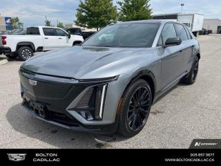 <b>360 Camera, Adaptive Cruise Control, Heated Steering Wheel, Electric Vehicle, Sunroof, Heated Seats, Apple CarPlay, Android Auto, Premium Audio, 5G Wi-FI, Power Liftgate, Wireless Charging, Blind Spot Detection, Lane Keep Assist, Front Pedestrian Braking</b><br> <br> <br> <br>Luxury Tax is not included in the MSRP of all applicable vehicles.<br> <br>  This 2024 Cadillac Lyriq is an EV that impresses with a refined cabin, great driving range and head-turning styling. <br> <br>Delivering next level technology, this Cadillac Lyriq pushes the boundaries of what is possible for a fast charging EV crossover vehicle. With an advanced 33 inch LED display and a driver focused cockpit, its easy to immerse yourself into the pure driving experience. On the exterior, its sharp line and aggressive design adds dimensional texture for dramatic depth and a sleek new approach from the Cadillac brand.<br> <br> This argent silver metallic  SUV  has an automatic transmission.<br> <br> Our LYRIQs trim level is Sport. This LYRIQ with the Sport trim features upgraded diamond-cut wheels, a rear illuminated spoiler and a unique front grille, along with HD Surround Vision camera system, adaptive LED headlamps with choreography, a heated steering wheel, adaptive cruise control, and Digital Key smartphone vehicle entry. Additional features include an expansive fixed glass roof with a power sunshade, Inteluxe synthetic leather upholstery, heated front seats with power adjustment and lumbar support, memory settings for the drivers seat, outside mirrors and steering wheel, wireless mobile device charging, dual-zone climate control, and an expansive 33-inch infotainment/drivers display with wireless Apple CarPlay and Android Auto, 5G communications capability, Google automotive services, and SiriusXM satellite radio. Safety features include enhanced automatic parking assist, front and rear park assist, lane keeping assist with lane departure warning, front pedestrian braking with bicyclist detection, blind zone steering assist, Teen Driver, and forward collision alert.<br><br> <br>To apply right now for financing use this link : <a href=http://www.boltongm.ca/?https://CreditOnline.dealertrack.ca/Web/Default.aspx?Token=44d8010f-7908-4762-ad47-0d0b7de44fa8&Lang=en target=_blank>http://www.boltongm.ca/?https://CreditOnline.dealertrack.ca/Web/Default.aspx?Token=44d8010f-7908-4762-ad47-0d0b7de44fa8&Lang=en</a><br><br> <br/> Total  cash rebate of $5500 is reflected in the price.   2.99% financing for 84 months.  Incentives expire 2024-07-02.  See dealer for details. <br> <br>At Bolton Motor Products, we offer new and pre-enjoyed luxury Cadillacs in Bolton. Our sales staff will help you find that new or used car you have been searching for in the Bolton, Brampton, Nobleton, Kleinburg, Vaughan, & Maple area. o~o
