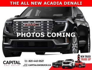 THE ALL-NEW ACADIA DENALI IS HERE! Fully Redesigned and with amazing options like 22 INCH WHEELS, RESERVE PACKAGE, Heated and Cooled Seats, Heated Steering, Massive 15 Touchscreen, Bose Stereo, 360 CAM, Heads Up Display, Heated Rear Seats, Heated Wiper Park, SUPER CRUISE handsfree Driving and so much more! CALL NOW and be the first to show off your all-new ACADIA DENALIAsk for the Internet Department for more information or book your test drive today! Text 365-601-8318 for fast answers at your fingertips!AMVIC Licensed Dealer - Licence Number B1044900Disclaimer: All prices are plus taxes and include all cash credits and loyalties. See dealer for details. AMVIC Licensed Dealer # B1044900