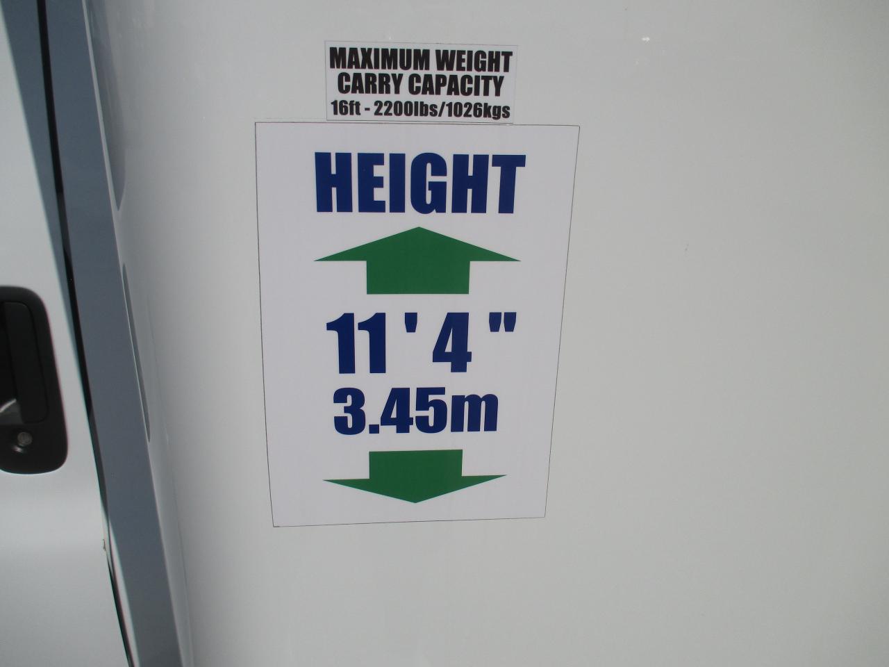 2023 GMC Savana 3500 3500 Van 177" 16 Ft. UNICELL BODY 91 inch,floor to - Photo #10