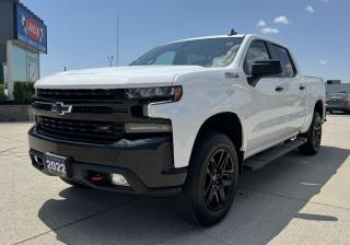 <p style=text-align: center;><strong><span style=font-size: 18pt;>2022 CHEVROLET SILVERADO 4WD CREW CAB 147 LT TRAIL BOSS</span></strong></p><p style=text-align: center;><strong><span style=font-size: 18pt;>5.3L ECOTEC V8 GAS ENGINE</span></strong></p><p style=text-align: center;><span style=font-size: 14pt;>355 HORSEPOWER | 383 LB-FT OF TORQUE</span></p><p style=text-align: center;><span style=font-size: 14pt;>TOWING CAPACITY: 9,200 LBS | PAYLOAD: 1,689 LBS | REAR AXLE RATIO: 3.42</span></p><p style=text-align: center;><span style=font-size: 14pt;>12.4L/100KM HIGHWAY | 16.1L/100KM CITY | 14.4L/100KM COMBINED</span></p><p style=text-align: center;><strong><span style=font-size: 24px;>10-SPEED AUTOMATIC TRANSMISSION</span></strong></p><p style=text-align: center;><strong><span style=font-size: 24px;>20 BLACK PAINTED ALUMINUM WHEELS</span></strong></p><p style=text-align: center;> </p><p style=text-align: center;><strong><span style=font-size: 18.6667px;>CONNECTIVITY FEATURES</span></strong></p><p style=text-align: center;><span style=font-size: 14pt;>Chevrolet Infotainment 3 with 8 Diagonal Colour Touch Screen, Additional Features for Compatible Phones Include Bluetooth Audio Streaming for 2 Devices, Voice Command  Pass-through to Phone, Apple Carplay & Android Auto Capable, Bluetooth for Phone, Onstar(R) Services and 4G LTE Wi-Fi Hotspot Capable, USB Ports (2) Located on Instrument Panel</span></p><p style=text-align: center;><strong><span style=font-size: 18.6667px;>MECHANICAL FEATURES</span></strong></p><p style=text-align: center;><span style=font-size: 14pt;>5.3L Ecotec3 V8 Engine, 10-speed Automatic Transmission w/ Cruise & Powertrain Grade  Braking and Tow/haul Mode, Off-road Suspension Package w/ 2 Lift & Monotube Shocks, Skid Plates, Hill Descent Control and High Capacity Air Cleaner, Automatic Locking Rear Differential, Trailering Package with Hitch Guidance, Autotrac Two-Speed Transfer Case, Dual Exhaust with Polished Tips, Automatic Stop/Start, 4-wheel Antilock Disc Brakes with Duralife Rotors</span></p><p style=text-align: center;><strong><span style=font-size: 18.6667px;>SAFETY / SECURITY</span></strong></p><p style=text-align: center;><span style=font-size: 14pt;>Rear Vision Camera, Teen Driver Mode, Stabilitrak(R) - Electronic Stability Control System w/  Proactive Roll Avoidance, Traction Control, Trailer Sway Ctrl & Hill Start Assist, Automatic Front Headlamp & Rear Tail Lamp Control</span></p><p style=text-align: center;><strong><span style=font-size: 18.6667px;>EXTERIOR FEATURES</span></strong></p><p style=text-align: center;><span style=font-size: 14pt;>Red Front Recovery Hooks, Front LED Fog Lamps, Black Front Bowtie, LED Durabed Lighting, LED Tail Lamps, Power Lock and Release Tailgate with Lift Assist, LED Headlamps w/ LED Signature  Daytime Running Lamps , Front Seats Memory Settings for Driver’s Seat and Outside Mirrors</span></p><p style=text-align: center;><strong><span style=font-size: 18.6667px;>INTERIOR FEATURES</span></strong></p><p style=text-align: center;><span style=font-size: 14pt;>Floor Liners with Z71 Logo, Leather Wrapped Steering Wheel, Remote Vehicle Start, Keyless Open and Start, Rear Window Defogger, Charge-only USB Ports (2) in 2nd Row, Colour Driver Information Centre 4.2 Diagonal Display, Power Windows: Express Up & Down for Driver. Express Down for Front Passenger and Rear, Power Door Locks with Lockout Protection, Tire Pressure Monitor with Tire Fill Alert (Excludes Spare Tire), Rear Air Vents for Heating/Cooling</span></p><p style=text-align: center;><strong><span style=font-size: 14pt;>OPTIONAL EQUIPMENT</span></strong></p><p style=text-align: center;><span style=font-size: 14pt;><em><span style=text-decoration: underline;>Bed Protection Package:</span></em><br />Chevytec Spray-on Bed Liner, Rear Wheelhouse Liners</span></p><p style=text-align: center;><em><span style=text-decoration: underline;><span style=font-size: 14pt;>20 Black Painted Aluminum Wheels</span></span></em></p><p style=text-align: center;><span style=font-size: 14pt;><em><span style=text-decoration: underline;>Dark Essentials Package:</span></em><br />Black Name Plates, Black Tailgate Lettering</span></p><p style=text-align: center;><em><span style=text-decoration: underline;><span style=font-size: 14pt;>All-Terrain Blackwall Tires</span></span></em></p><p style=text-align: center;> </p><p style=text-align: center;> </p><p style=box-sizing: border-box; margin-bottom: 1rem; margin-top: 0px; color: #212529; font-family: -apple-system, BlinkMacSystemFont, Segoe UI, Roboto, Helvetica Neue, Arial, Noto Sans, Liberation Sans, sans-serif, Apple Color Emoji, Segoe UI Emoji, Segoe UI Symbol, Noto Color Emoji; font-size: 16px; background-color: #ffffff; text-align: center; line-height: 1;><span style=box-sizing: border-box; font-family: arial, helvetica, sans-serif;><span style=box-sizing: border-box; font-weight: bolder;><span style=box-sizing: border-box; font-size: 14pt;>Here at Lanoue/Amfar Sales, Service & Leasing in Tilbury, we take pride in providing the public with a wide variety of High-Quality Pre-owned Vehicles. We recondition and certify our vehicles to a level of excellence that exceeds the Status Quo. We treat our Customers like family and provide the highest level of service from Start to Finish. If you’d like a smooth & stress-free car shopping experience, give one of our Sales Associates a call at 1-844-682-3325 to help you find your next NEW-TO-YOU vehicle!</span></span></span></p><p style=box-sizing: border-box; margin-bottom: 1rem; margin-top: 0px; color: #212529; font-family: -apple-system, BlinkMacSystemFont, Segoe UI, Roboto, Helvetica Neue, Arial, Noto Sans, Liberation Sans, sans-serif, Apple Color Emoji, Segoe UI Emoji, Segoe UI Symbol, Noto Color Emoji; font-size: 16px; background-color: #ffffff; text-align: center; line-height: 1;><span style=box-sizing: border-box; font-family: arial, helvetica, sans-serif;><span style=box-sizing: border-box; font-weight: bolder;><span style=box-sizing: border-box; font-size: 14pt;>Although we try to take great care in being accurate with the information in this listing, from time to time, errors occur. The vehicle is priced as it is physically equipped. Minor variances will not effect pricing. Please verify the vehicle is As Expected when you visit. Thank You!</span></span></span></p>