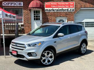 Used 2018 Ford Escape Titanium AWD HTD LTHR Sunroof NAV CarPlay PrkAst for sale in Bowmanville, ON