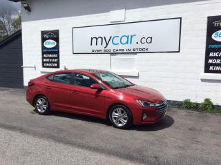 Used 2020 Hyundai Elantra Preferred w/Sun & Safety Package FIERY RED!! LOW MILEAGE! SUNROOF. BACKUP CAM. HEATED SEATS/WHEEL. 16