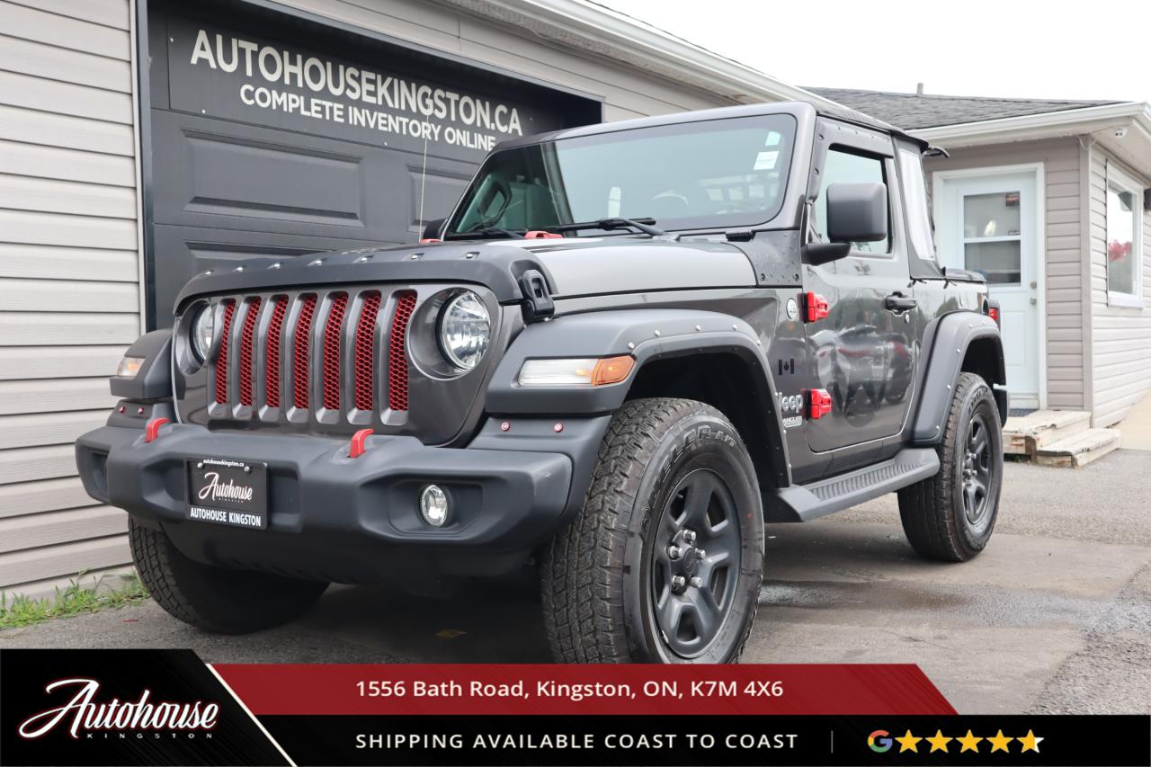 Used 2021 Jeep Wrangler Sport MANUAL - 4X4 - CUSTOM TOP for sale in Kingston, ON