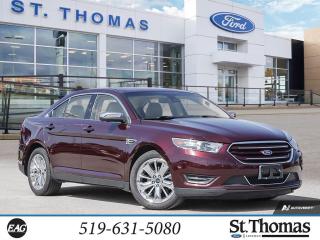 Used 2018 Ford Taurus Limited AWD Leather Heated and Cooled Seats Moonroof Alloy Wheels for sale in St Thomas, ON