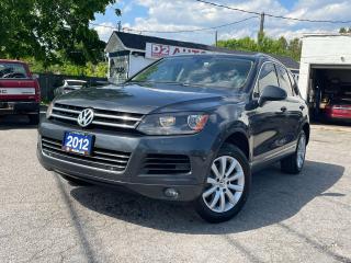 Used 2012 Volkswagen Touareg Highline Trim/LEATHER/AWD/NAVY/PWR SEATS/CERTIFIED for sale in Scarborough, ON