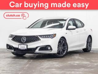 Used 2019 Acura TLX SH-AWD Tech A-Spec w/ Apple CarPlay & Android Auto, Rearview Cam, Bluetooth for sale in Toronto, ON