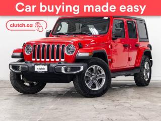 Used 2020 Jeep Wrangler Unlimited Sahara 4X4 w/ Uconnect 4C, Apple CarPlay & Android Auto, Rearview Cam for sale in Toronto, ON