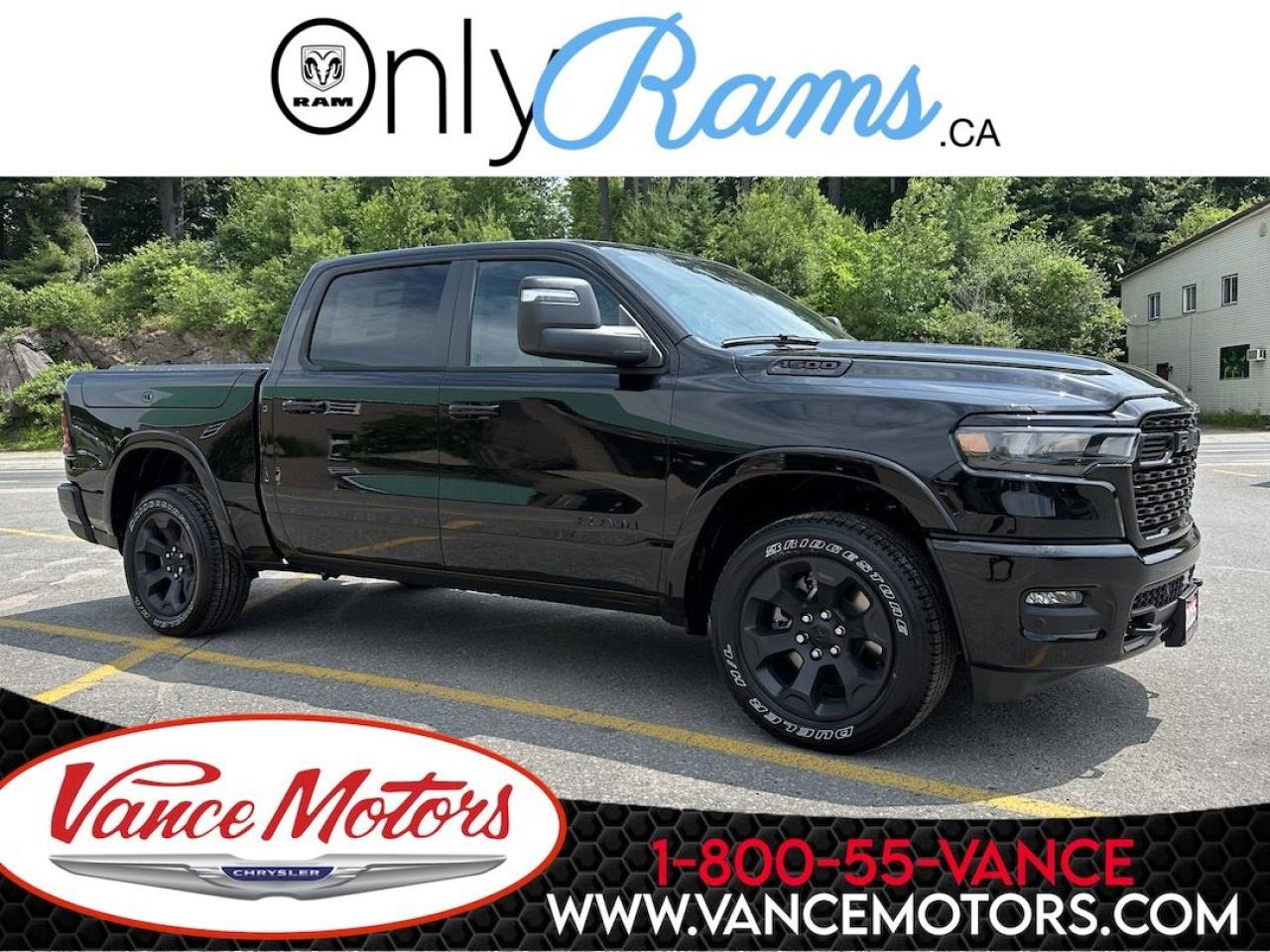 New 2025 RAM 1500 Big Horn Night Edition 4X4 for sale in Bancroft, ON