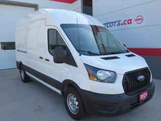 Used 2021 Ford Transit Cargo Van 250 Van Hi Roof ( **AUTOMATIC**FULLY DIVIDED BETWEEN DRIVER AND CARGO**SHELVING UNITS**POWER LOCKS**POWER WINDOWS**AUTOMATIC HEADLIGHTS**POWER SIDE MIRRORS**BLUETOOTH**CRUISE CONTROL**LANE DEPARTURE ALERT**BACKUP CAMERA**PARKING SENSORS**) for sale in Tillsonburg, ON
