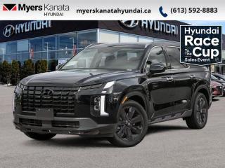 <b>Cooled Seats,  Sunroof,  Leather Seats,  Premium Audio,  Power Liftgate!</b><br> <br> <br> <br>  With its impressive features list, awesome SUV capability, and luxury interior, this Palisade proves that good things take time. <br> <br>Big enough for your busy and active family, this Hyundai Palisade returns for 2024, and is good as ever. With a features list that would fit in with the luxury SUV segment attached to a family friendly interior, this Palisade was made to take the SUV segment by storm. For the next classic SUV people are sure to talk about for years, look no further than this Hyundai Palisade. <br> <br> This abyss blk SUV  has an automatic transmission and is powered by a  291HP 3.8L V6 Cylinder Engine.<br> <br> Our Palisades trim level is Urban. With luxury features like heated and cooled leather seats below a beautiful sunroof, this Palisade Luxury proves family friendly does not have to be boring for adults. This trim also adds navigation, a 12 speaker Harman Kardon premium audio system, a power liftgate, remote start, and a 360 degree parking camera. This amazing SUV keeps you connected on the go with touchscreen infotainment including wireless Android Auto, Apple CarPlay, wi-fi, and a Bluetooth hands free phone system. A heated steering wheel, memory settings, proximity keyless entry, and automatic high beams provide amazing luxury and convenience. This family friendly SUV helps keep you and your passengers safe with lane keep assist, forward collision avoidance, distance pacing cruise with stop and go, parking distance warning, blind spot assistance, and driver attention monitoring. This vehicle has been upgraded with the following features: Cooled Seats,  Sunroof,  Leather Seats,  Premium Audio,  Power Liftgate,  Remote Start,  Memory Seats. <br><br> <br>To apply right now for financing use this link : <a href=https://www.myerskanatahyundai.com/finance/ target=_blank>https://www.myerskanatahyundai.com/finance/</a><br><br> <br/>    6.49% financing for 96 months. <br> Buy this vehicle now for the lowest weekly payment of <b>$194.16</b> with $0 down for 96 months @ 6.49% APR O.A.C. ( Plus applicable taxes -  $2596 and licensing fees    ).  Incentives expire 2024-07-02.  See dealer for details. <br> <br>This vehicle is located at Myers Kanata Hyundai 400-2500 Palladium Dr Kanata, Ontario. <br><br> Come by and check out our fleet of 30+ used cars and trucks and 40+ new cars and trucks for sale in Kanata.  o~o