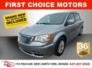 Welcome to First Choice Motors, the largest car dealership in Toronto of pre-owned cars, SUVs, and vans priced between $5000-$15,000. With an impressive inventory of over 300 vehicles in stock, we are dedicated to providing our customers with a vast selection of affordable and reliable options. <br><br>Were thrilled to offer a used 2014 Chrysler Town & Country TOURING, grey color with 243,000km (STK#7416) This vehicle was $10990 NOW ON SALE FOR $9990. It is equipped with the following features:<br>- Automatic Transmission<br>- Stow & Go<br>- Sunroof<br>- Reverse camera<br>- Alloy wheels<br>- Power windows<br>- Power locks<br>- Power mirrors<br>- Air Conditioning<br><br>At First Choice Motors, we believe in providing quality vehicles that our customers can depend on. All our vehicles come with a 36-day FULL COVERAGE warranty. We also offer additional warranty options up to 5 years for our customers who want extra peace of mind.<br><br>Furthermore, all our vehicles are sold fully certified with brand new brakes rotors and pads, a fresh oil change, and brand new set of all-season tires installed & balanced. You can be confident that this car is in excellent condition and ready to hit the road.<br><br>At First Choice Motors, we believe that everyone deserves a chance to own a reliable and affordable vehicle. Thats why we offer financing options with low interest rates starting at 7.9% O.A.C. Were proud to approve all customers, including those with bad credit, no credit, students, and even 9 socials. Our finance team is dedicated to finding the best financing option for you and making the car buying process as smooth and stress-free as possible.<br><br>Our dealership is open 7 days a week to provide you with the best customer service possible. We carry the largest selection of used vehicles for sale under $9990 in all of Ontario. We stock over 300 cars, mostly Hyundai, Chevrolet, Mazda, Honda, Volkswagen, Toyota, Ford, Dodge, Kia, Mitsubishi, Acura, Lexus, and more. With our ongoing sale, you can find your dream car at a price you can afford. Come visit us today and experience why we are the best choice for your next used car purchase!<br><br>All prices exclude a $10 OMVIC fee, license plates & registration  and ONTARIO HST (13%)