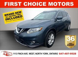 Welcome to First Choice Motors, the largest car dealership in Toronto of pre-owned cars, SUVs, and vans priced between $5000-$15,000. With an impressive inventory of over 300 vehicles in stock, we are dedicated to providing our customers with a vast selection of affordable and reliable options. <br><br>Were thrilled to offer a used 2014 Nissan Rogue SV, dark blue color with 157,000km (STK#7418) This vehicle was $13990 NOW ON SALE FOR $12990. It is equipped with the following features:<br>- Automatic Transmission<br>- Sunroof<br>- Heated seats<br>- 3rd row seating<br>- Navigation<br>- All wheel drive<br>- Bluetooth<br>- Reverse camera<br>- Alloy wheels<br>- Power windows<br>- Power locks<br>- Power mirrors<br>- Air Conditioning<br><br>At First Choice Motors, we believe in providing quality vehicles that our customers can depend on. All our vehicles come with a 36-day FULL COVERAGE warranty. We also offer additional warranty options up to 5 years for our customers who want extra peace of mind.<br><br>Furthermore, all our vehicles are sold fully certified with brand new brakes rotors and pads, a fresh oil change, and brand new set of all-season tires installed & balanced. You can be confident that this car is in excellent condition and ready to hit the road.<br><br>At First Choice Motors, we believe that everyone deserves a chance to own a reliable and affordable vehicle. Thats why we offer financing options with low interest rates starting at 7.9% O.A.C. Were proud to approve all customers, including those with bad credit, no credit, students, and even 9 socials. Our finance team is dedicated to finding the best financing option for you and making the car buying process as smooth and stress-free as possible.<br><br>Our dealership is open 7 days a week to provide you with the best customer service possible. We carry the largest selection of used vehicles for sale under $9990 in all of Ontario. We stock over 300 cars, mostly Hyundai, Chevrolet, Mazda, Honda, Volkswagen, Toyota, Ford, Dodge, Kia, Mitsubishi, Acura, Lexus, and more. With our ongoing sale, you can find your dream car at a price you can afford. Come visit us today and experience why we are the best choice for your next used car purchase!<br><br>All prices exclude a $10 OMVIC fee, license plates & registration  and ONTARIO HST (13%)