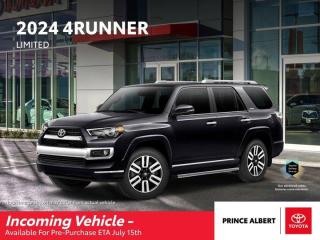 New 2024 Toyota 4Runner Limited for sale in Prince Albert, SK