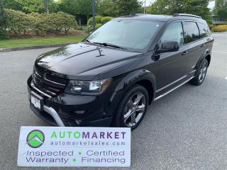 Used 2017 Dodge Journey CROSSROAD PLUS AWD 7 PASS FINANCING, WARRANTY, INSPECTED W/BCAA MBSHP! for sale in Surrey, BC