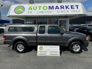 CALL OR TEXT KARL @ 6-0-4-2-5-0-8-6-4-6 FOR INFO & TO CONFIRM WHICH LOCATION.<br /><br />BEAUTIFUL RANGER WITH ONLY 67,000 KMS!! WOW! THROUGH THE SHOP, FULLY INSPECTED AND READY TO GO WITH BRAND NEW TIRES! 1 OWNER WITH NO ACCIDENT CLAIMS. IT DOESN'T GET ANY BETTER THAN THIS. <br /><br />2 LOCATIONS TO SERVE YOU, BE SURE TO CALL FIRST TO CONFIRM WHERE THE VEHICLE IS.<br /><br />We are a family owned and operated business for 40 years. Since 1983 we have been committed to offering outstanding vehicles backed by exceptional customer service, now and in the future. Whatever your specific needs may be, we will custom tailor your purchase exactly how you want or need it to be. All you have to do is give us a call and we will happily walk you through all the steps with no stress and no pressure.<br /><br />                                            WE ARE THE HOUSE OF YES!<br /><br />ADDITIONAL BENEFITS WHEN BUYING FROM SK AUTOMARKET:<br /><br />-ON SITE FINANCING THROUGH OUR 17 AFFILIATED BANKS AND VEHICLE                                                                                                                      FINANCE COMPANIES.<br />-IN HOUSE LEASE TO OWN PROGRAM.<br />-EVERY VEHICLE HAS UNDERGONE A 120 POINT COMPREHENSIVE INSPECTION.<br />-EVERY PURCHASE INCLUDES A FREE POWERTRAIN WARRANTY.<br />-EVERY VEHICLE INCLUDES A COMPLIMENTARY BCAA MEMBERSHIP FOR YOUR SECURITY.<br />-EVERY VEHICLE INCLUDES A CARFAX AND ICBC DAMAGE REPORT.<br />-EVERY VEHICLE IS GUARANTEED LIEN FREE.<br />-DISCOUNTED RATES ON PARTS AND SERVICE FOR YOUR NEW CAR AND ANY OTHER   FAMILY CARS THAT NEED WORK NOW AND IN THE FUTURE.<br />-40 YEARS IN THE VEHICLE SALES INDUSTRY.<br />-A+++ MEMBER OF THE BETTER BUSINESS BUREAU.<br />-RATED TOP DEALER BY CARGURUS 5 YEARS IN A ROW<br />-MEMBER IN GOOD STANDING WITH THE VEHICLE SALES AUTHORITY OF BRITISH   COLUMBIA.<br />-MEMBER OF THE AUTOMOTIVE RETAILERS ASSOCIATION.<br />-COMMITTED CONTRIBUTOR TO OUR LOCAL COMMUNITY AND THE RESIDENTS OF BC.<br /> $495 Documentation fee and applicable taxes are in addition to advertised prices.<br />LANGLEY LOCATION DEALER# 40038<br />S. SURREY LOCATION DEALER #9987<br />