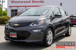 Nightfall Gray Metallic 2021 Chevrolet Bolt EV 4D Wagon LT LT Battery warranty until Jan 2032 FWD 1-Speed Automatic Electric Drive UnitOne low hassle free pre negotiated price, NO PST!, Ask us about our 24 Hour EV test drive, Battery warranty well past 2030 or 160,000, Electric charge cord and 2 keys with every purchase of an EV from Westwood Honda.We specialize in getting you into vehicles with 0 emissions, We have been the largest retailer in Canada of used EVs over the last 10 years . HOV lane access and a fraction of gas-vehicle maintenance costs. Looking for a specific model thats not in our inventory? Our sourcing experts will find one for you. Westwood Hondas EV sales last year will keep approximately 600,000 metric tons of carbon dioxide out of the atmosphere over the next 4 years. Join the Revolution, save the planet, AND save money. Westwood Hondas Buy Smart Standard program includes a thorough safety inspection, detailed Car Proof report that shows the history of the car youre buying, a 6-month warranty on tires, brakes, and bulbs, and 3 free months of Sirius radio where equipped! . We give you a complete professional detail, a full charge, our best low price first based on live market pricing, to guarantee you tremendous value and a non-stressful, no-haggle experience. Buy your car from home.Just click build your deal to start the process. It is easy 7 day Exchange Policy! $588 admin fee. Westwood Honda DL #31286.Reviews:  * Most owners love the Bolt because of the convenience of never having to stop for fuel. When used for commuting, simply plug in at work and again at home and it negates the need to stop for charging. Source: autoTRADER.ca