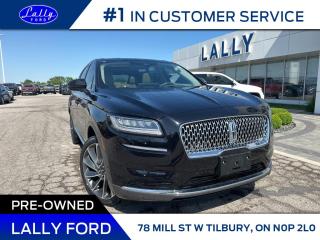 Used 2021 Lincoln Nautilus Reserve, 2.7 V6, Toof, Nav, One Owner! for sale in Tilbury, ON