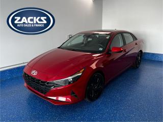 New Price! 2022 Hyundai Elantra Preferred Preferred w/ Sunroof and Tech Pkg | Zacks Certifie Certified. IVT FWD Scarlet Red Pearl I4<br><br><br>ABS brakes, Air Conditioning, Alloy wheels, AM/FM radio: SiriusXM, Apple CarPlay & Android Auto, Automatic temperature control, Electronic Stability Control, Exterior Parking Camera Rear, Heated door mirrors, Heated Front Bucket Seats, Heated front seats, Illuminated entry, Low tire pressure warning, Power moonroof, Power steering, Power windows, Rear window defroster, Remote keyless entry, Tilt steering wheel, Traction control.<br><br>Certification Program Details: Fully Reconditioned | Fresh 2 Yr MVI | 30 day warranty* | 110 point inspection | Full tank of fuel | Krown rustproofed | Flexible financing options | Professionally detailed<br><br>This vehicle is Zacks Certified! Youre approved! We work with you. Together well find a solution that makes sense for your individual situation. Please visit us or call 902 843-3900 to learn about our great selection.<br><br>With 22 lenders available Zacks Auto Sales can offer our customers with the lowest available interest rate. Thank you for taking the time to check out our selection!
