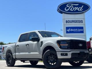 <b>STX Appearance Package, 20 Aluminum Wheels, Spray-In Bed Liner!</b><br> <br> <br> <br>  Smart engineering, impressive tech, and rugged styling make the F-150 hard to pass up. <br> <br>Just as you mould, strengthen and adapt to fit your lifestyle, the truck you own should do the same. The Ford F-150 puts productivity, practicality and reliability at the forefront, with a host of convenience and tech features as well as rock-solid build quality, ensuring that all of your day-to-day activities are a breeze. Theres one for the working warrior, the long hauler and the fanatic. No matter who you are and what you do with your truck, F-150 doesnt miss.<br> <br> This avalanche grey Crew Cab 4X4 pickup   has a 10 speed automatic transmission and is powered by a  325HP 2.7L V6 Cylinder Engine.<br> <br> Our F-150s trim level is STX. This STX trim steps things up with upgraded aluminum wheels, along with great standard features such as class IV tow equipment with trailer sway control, remote keyless entry, cargo box lighting, and a 12-inch infotainment screen powered by SYNC 4 featuring voice-activated navigation, SiriusXM satellite radio, Apple CarPlay, Android Auto and FordPass Connect 5G internet hotspot. Safety features also include blind spot detection, lane keep assist with lane departure warning, front and rear collision mitigation and automatic emergency braking. This vehicle has been upgraded with the following features: Stx Appearance Package, 20 Aluminum Wheels, Spray-in Bed Liner. <br><br> View the original window sticker for this vehicle with this url <b><a href=http://www.windowsticker.forddirect.com/windowsticker.pdf?vin=1FTEW2LP8RKD94664 target=_blank>http://www.windowsticker.forddirect.com/windowsticker.pdf?vin=1FTEW2LP8RKD94664</a></b>.<br> <br>To apply right now for financing use this link : <a href=https://www.bourgeoismotors.com/credit-application/ target=_blank>https://www.bourgeoismotors.com/credit-application/</a><br><br> <br/> 0% financing for 60 months. 1.99% financing for 84 months.  Incentives expire 2024-07-02.  See dealer for details. <br> <br>Discount on vehicle represents the Cash Purchase discount applicable and is inclusive of all non-stackable and stackable cash purchase discounts from Ford of Canada and Bourgeois Motors Ford and is offered in lieu of sub-vented lease or finance rates. To get details on current discounts applicable to this and other vehicles in our inventory for Lease and Finance customer, see a member of our team. </br></br>Discover a pressure-free buying experience at Bourgeois Motors Ford in Midland, Ontario, where integrity and family values drive our 78-year legacy. As a trusted, family-owned and operated dealership, we prioritize your comfort and satisfaction above all else. Our no pressure showroom is lead by a team who is passionate about understanding your needs and preferences. Located on the shores of Georgian Bay, our dealership offers more than just vehiclesits an experience rooted in community, trust and transparency. Trust us to provide personalized service, a diverse range of quality new Ford vehicles, and a seamless journey to finding your perfect car. Join our family at Bourgeois Motors Ford and let us redefine the way you shop for your next vehicle.<br> Come by and check out our fleet of 80+ used cars and trucks and 220+ new cars and trucks for sale in Midland.  o~o