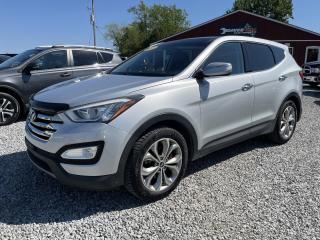 <div><span>A family business of 27 years Equipped with *LEATHER*HEATED SEATS*ALL-WHEEL DRIVE*BLUE-TOOTH*BACK-UP CAM.*. This Santa Fe will be sold safetied and certified, backed by the Thirty Day/1,000 km Daves Auto warranty, covering up to $3,000 on the Powertrain (Engine, transmission). Additional trusted Powertrain warranties offered by Lubrico are available. Financing available as well! All vehicles with XM Capability come with 3 free months of Sirius XM. Daves Auto continues to serve its customers with quality, unbranded pre-owned vehicles, certifying every vehicle inside the list price disclosed.  Tinting available for $175/window.</span></div><br /><div><span id=docs-internal-guid-3f5d3622-7fff-6b34-6599-d0a36f400488></span></div><br /><div><span>Established in 1996, Daves Auto has been serving Haldimand, West Lincoln and Ontario area with the same quality for over 27 years! With growth, Daves Auto now has a lot with approximately 60 vehicles and a five bay shop to safety all vehicles in-house. If you are looking at this vehicle and need any additional information, please feel free to call us or come visit us at 7109 Canborough Rd. West Lincoln, Ontario. Licensing $150 for new plates, $100 if re-using plates. (Please take plate portion of your ownership along if re-using plates) Find us on Instagram @ daves_auto_2020 and become more familiar with our family business!</span></div>