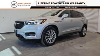 ** LIFETIME POWERTRAIN WARRANTY INCLUDED | ACCIDENT FREE ** 2019 Buick Enclave Premium AWD ** POWER ADJUSTABLE AND HEATED LEATHER SEATS | COOLED SEATS | POWER MOONROOF | POWER LIFTGATE | FACTORY REMOTE STARTER | PUSH BUTTON START | KEYLESS ENTRY | APPLE CARPLAY | TOUCHSCREEN NAVIGATION | DUAL ZONE CLIMATE CONTROL | ADAPTIVE CRUISE CONTROL | LANE KEEP ASSIST | BLIND SPOT MONITORING | USB CHARGING | BLUETOOTH CONNECTIVITY

Welcome to West Coast Auto & RV - Proudly offering one of Winnipegs Largest selections of Pre-Owned vehicles and winner of AutoTraders Best Priced Dealer Award 4 consecutive years in 2020 | 2021 | 2022 and 2023! All Pre-Owned vehicles are completely safety-certified, come with a free Carfax history report and are also backed by a 3-Month Warranty at no charge!

This vehicle is eligible for extended warranty programs, competitive financing, and can be purchased from anywhere across Canada. Looking to trade a vehicle? Contact a Sales Associate today to complete a complimentary appraisal either in store or from the comfort of your own home!

Check out our 4.8 Star Rating on Google and discover why more customers are choosing to shop with West Coast Auto & RV. Call us or Text us at (204) 831 5005 today to book your test drive today! 

DP#0038