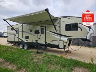 FINANCING AVAILABLE!

Dimensions:

Length - 39.92 ft. (479 in.)

Width - 8 ft. (96 in.)

Height - 11.17 ft. (134 in.)

Interior Height - 6.75 ft. (81 in.)

Weight:

Dry Weight - 8,390 lbs.

Payload Capacity - 2670 lbs.

GVWR - 9,500 lbs.

Hitch Weight - 1,170 lbs.

Holding Tanks

Number Of Fresh Water Holding Tanks

1

Total Fresh Water Tank Capacity

43.0 gal.

Number Of Gray Water Holding Tanks

1

Total Gray Water Tank Capacity

39.0 gal.

Number Of Black Water Holding Tanks

1

Total Black Water Tank Capacity

39.0 gal.

Propane Tank(s)

Number Of Propane Tanks

2

Total Propane Tank Capacity

14.2 gal.

Total Propane Tank Capacity

60 lbs.

Welcome to West Coast Auto & RV - Proudly offering one of Winnipegs Largest selections of Pre-Owned Vehicles & Recreation Products and winner of AutoTraders Best Priced Dealer Award 4 consecutive years in 2020 | 2021 | 2022 and 2023! All Pre-Owned RVs are completely safety-certified and come with a Carfax history report at no charge!

This RV is eligible for extended warranty programs, competitive financing, and can be purchased from anywhere across Canada. Looking to trade a vehicle? Contact a Sales Associate today to complete a complimentary appraisal either in store or from the comfort of your own home!

Check out our 4.8 Star Rating on Google and discover why more customers are choosing to shop with West Coast Auto & RV. Call us or Text us at (204) 831 5005 today to book your viewing today!