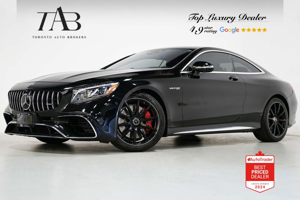 Used 2019 Mercedes-Benz S-Class S 63 AMG COUPE RED LEATHER 20 IN WHEELS for Sale in Vaughan, Ontario
