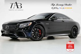 Used 2019 Mercedes-Benz S-Class S 63 AMG | COUPE | RED LEATHER | 20 IN WHEELS for sale in Vaughan, ON
