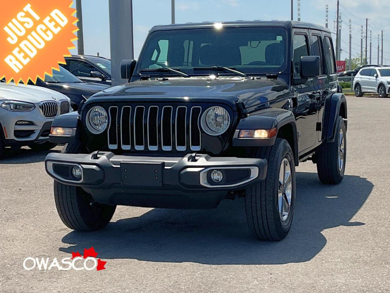 Used 2023 Jeep Wrangler 2.0L Sahara 4x4! for sale in Whitby, ON