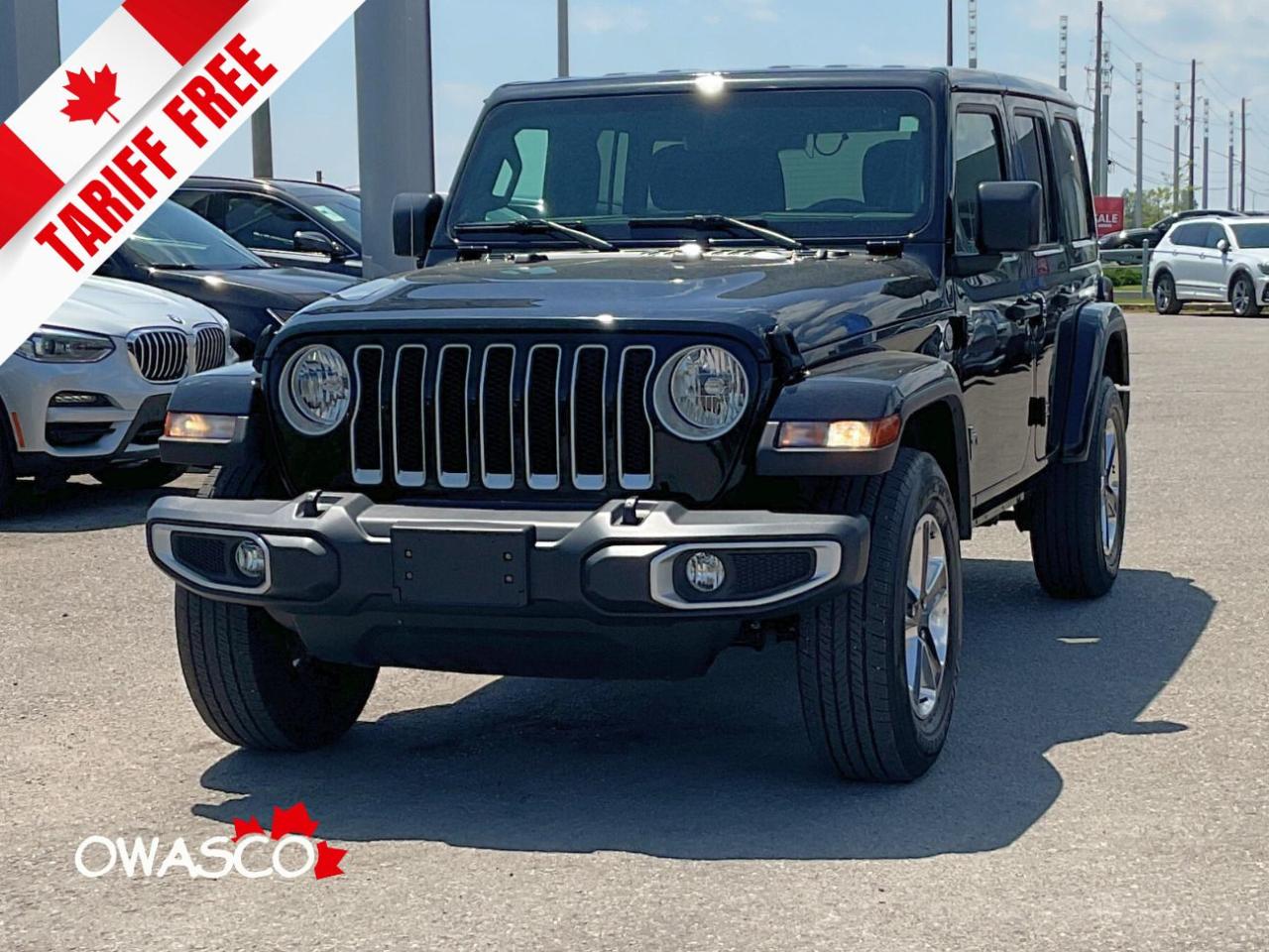 Used 2023 Jeep Wrangler 2.0L Sahara 4x4! for sale in Whitby, ON