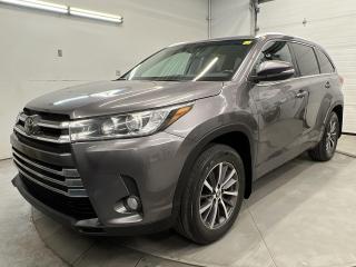 Used 2018 Toyota Highlander XLE AWD | SUNROOF | HTD LEATHER | NAV | BLIND SPOT for sale in Ottawa, ON