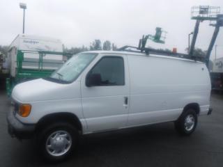 Used 2003 Ford Econoline E-350 Super Duty Cargo Van Ladder Rack Rear Shelving With Generator for sale in Burnaby, BC